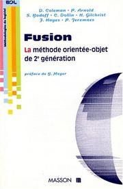 Cover of: La méthode Fusion by Derek Coleman, Derek Coleman