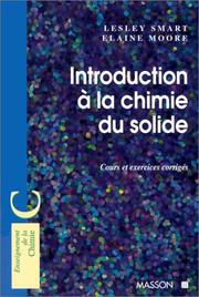 Cover of: Introduction à la chimie de l'état solide  by Smart