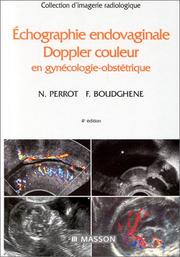 Cover of: Echographie endovaginale : doppler couleur en gynécologie-obstétrique