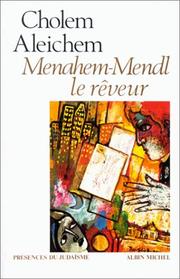 Cover of: Menahem-Mendl, le rêveur