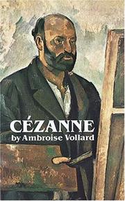 Cover of: Cézanne by Ambroise Vollard