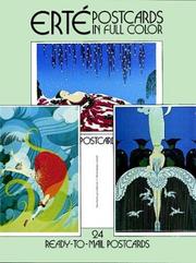 Cover of: Erte Postcards in Full Color: 24 Ready-to-Mail Postcards (Card Books)