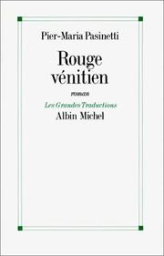 Cover of: Rouge vénitien
