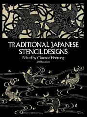 Cover of: Traditional Japanese stencil designs by edited by Clarence Hornung.