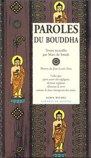 Cover of: Paroles du Bouddha