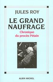 Cover of: Le grand naufrage