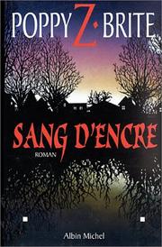 Cover of: Sang d'encre