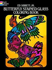 Cover of: Butterfly Stained Glass Coloring Book (Stained Glass)