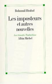 Cover of: Les imposteurs et autres nouvelles by Bohumil Hrabal