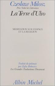 Cover of: La Terre d'Ulro : Méditation sur l'espace et la religion