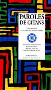 Cover of: Paroles de gitans by Alice Becker-Ho