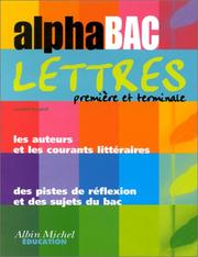 Cover of: Alphabac : Lettres, premières et terminale