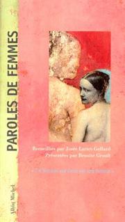 Cover of: Paroles de femmes by Josée Lartet-Geffard, Chloé Poizat