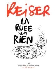 Cover of: La Ruée vers rien