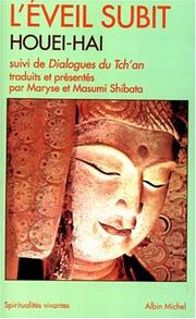 Cover of: L'Eveil subit de Houei-Hai