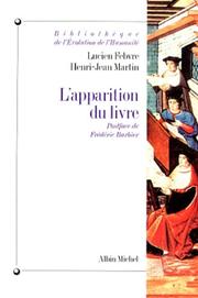 Cover of: L'Apparition du livre by 