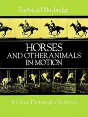 Cover of: Horses and other animals in motion by Eadweard Muybridge