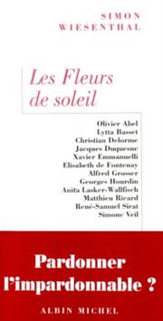 Cover of: Les Fleurs de soleil by Simon Wiesenthal