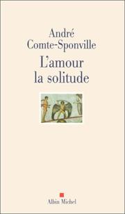 Cover of: L'amour, la solitude
