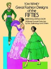 Cover of: Great Fashion Designs of the Fifties Paper Dolls in Full Color: 30 Haute Couture Costumes by Dior, Balenciaga and Others