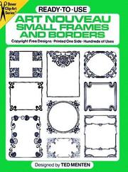 Cover of: Ready-to-use art nouveau small frames and borders by Theodore Menten, Theodore Menten