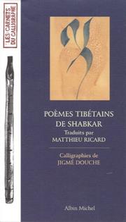 Cover of: Poemes Tibetains de Shabkar