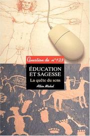 Cover of: Education et sagesse by René Barbier