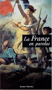 Cover of: La France en paroles