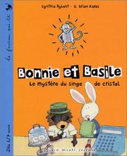 Cover of: Bonnie et Basile - Sélection du Comité des mamans Rentrée 2002 (6-9 ans)