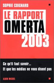 Cover of: Le rapport Omerta 2003