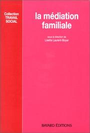 Cover of: La Médiation familiale