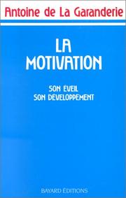 Cover of: La motivation