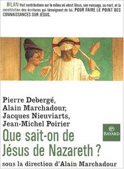 Cover of: Jésus de Nazareth by A. Marchadour