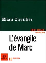 Cover of: L'Evangile de Marc by Elian Cuvillier