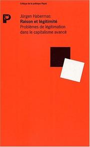 Cover of: Raison et legitimite by Habermas