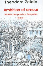 Cover of: Histoire des passions françaises t.1