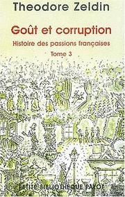 Cover of: Histoire des passions françaises t.3