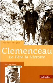 Cover of: Clemenceau, le père la Victoire
