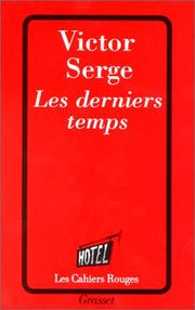 Cover of: Les Derniers temps