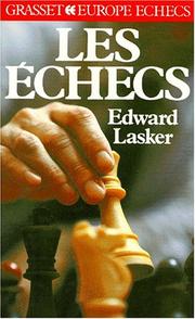 Cover of: Les échecs