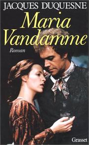 Cover of: Maria Vandamme by Jacques Duquesne, Jacques Duquesne