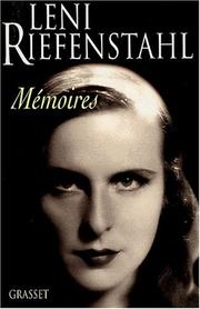 Cover of: Mémoires by Leni Riefenstahl
