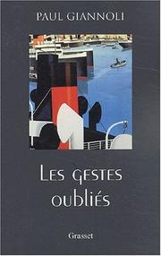 Cover of: Les gestes oubliés