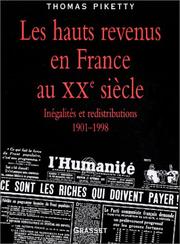 Les hauts revenus en France au XXe siècle by Thomas Piketty