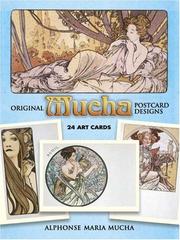 Cover of: Original Mucha Postcard Designs: 24 Art Cards (Card Books)