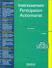 Intéressement, participation, actionnariat by Paul Maillard