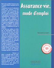 Cover of: L'Assurance-vie : Mode d'emploi