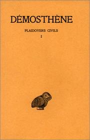 Cover of: Plaidoyers civils, tome 1 : Discours XXVII-XXVIII