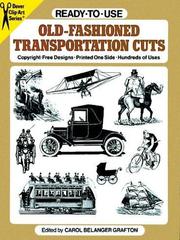 Cover of: Ready-to-Use Old-Fashioned Transportation Cuts (Clip Art)