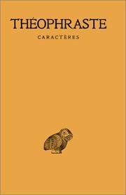 Cover of: Caractères